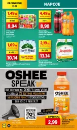 Gazetka promocyjna Lidl - GAZETKA - Gazetka - ważna od 24.02 do 24.02.2024 - strona 38 - produkty: Sok, Mus, Coca-Cola, Napoje, LANA, Leon, Muszynianka, Oshee, Fanta, Woda mineralna, Woda, Sprite, Psi Patrol, Magnez, Hortex, Fa