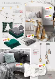 Gazetka promocyjna Komfort - Gazetka - Gazetka - ważna od 23.12 do 23.12.2021 - strona 7 - produkty: Pled, Koc, Dywanik, Girlanda, Poduszka, Lampa, Dywan, Lampa wisząca