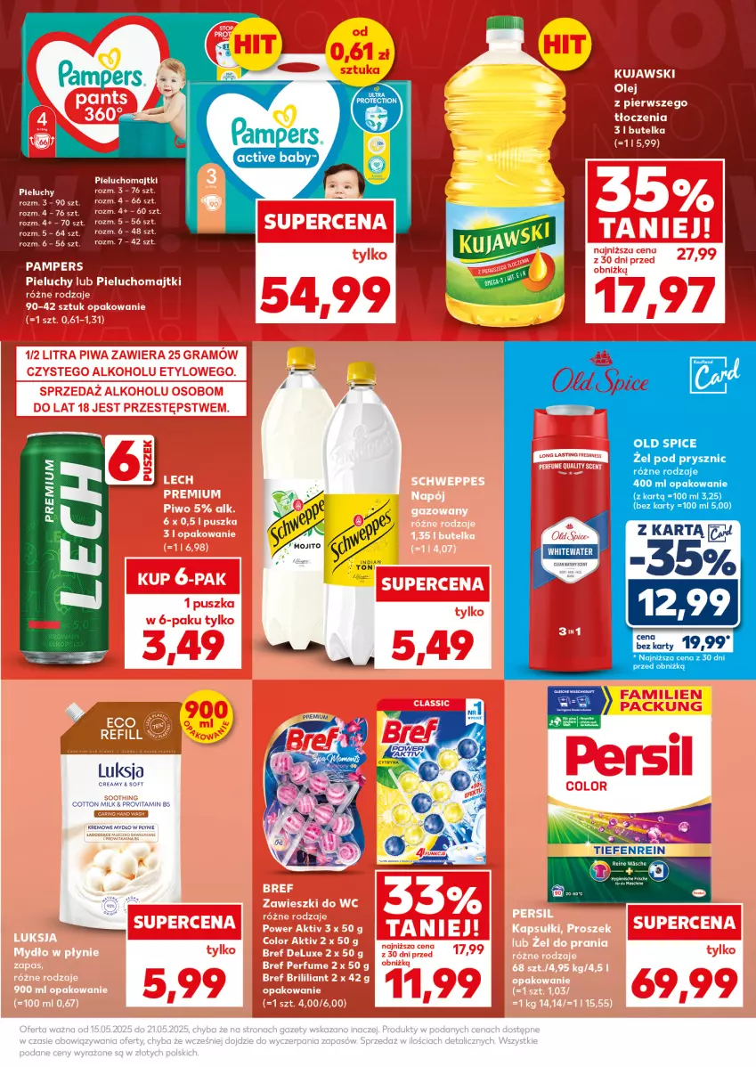 Gazetka promocyjna Kaufland - Mocny Start - ważna 19.05 do 21.05.2025 - strona 9 - produkty: Luksja, Majtki, Mydło, Mydło w płynie, Old Spice, Pampers, Pieluchomajtki