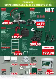 Gazetka promocyjna Kaufland - Mocny Start - Gazetka - ważna od 21.05 do 21.05.2025 - strona 23 - produkty: Parkside, Teleskop, Top, Sok, Ser, Por, Drabina, Wiertarka, Cynk, Tran, Tarka, Regał, Tarcza tnąca, Sport, Młot, Młotowiertarka, Wózek, Szyna, Wózek transportowy, Szlifierka, LG, Fa
