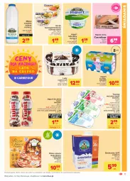 Gazetka promocyjna Carrefour - Gazetka Market - Gazetka - ważna od 10.07 do 10.07.2021 - strona 11 - produkty: Piec, Jogurt naturalny, Ser, Danone, Twaróg, Piątnica, Jogurt, Kosz, Actimel, Serek homogenizowany, Lody, Serek, Pizza, Bakoma, Danio, Masło, Mleko
