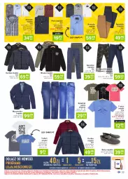 Gazetka promocyjna Carrefour - Gazetka Carrefour - Gazetka - ważna od 27.03 do 27.03.2021 - strona 33 - produkty: Buty, Spodnie jeans, Kurtka, Kosz, T-shirt, Koszula, Spodnie, Bluza