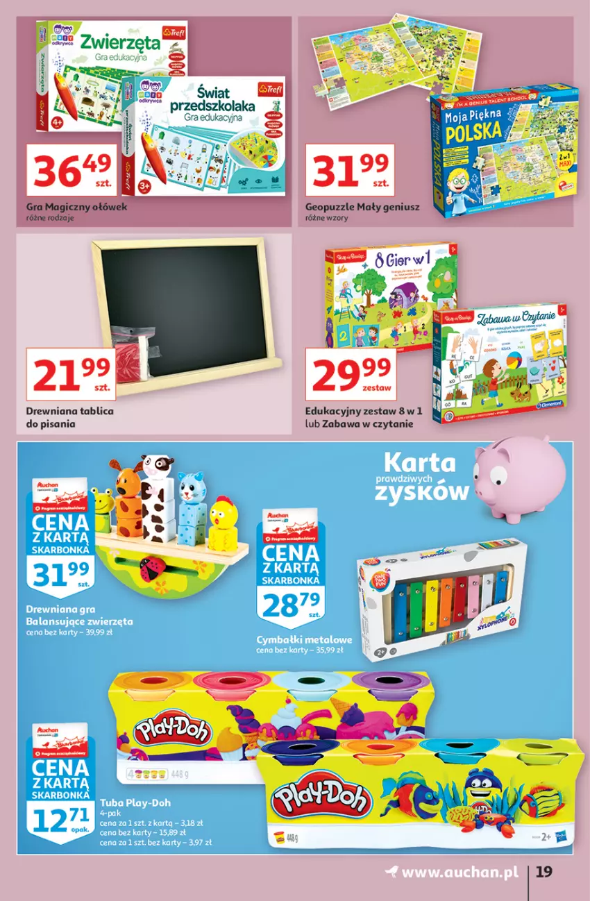 Gazetka promocyjna Auchan - Rysują się kolorowe sny Hipermarkety - ważna 19.08 do 25.08.2021 - strona 19 - produkty: Gra, Zwierzęta