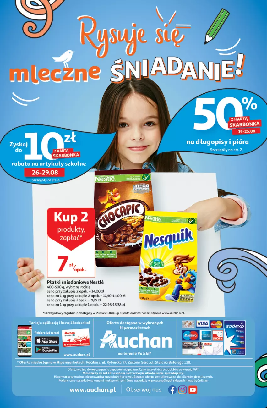 Gazetka promocyjna Auchan - Rysują się kolorowe sny Hipermarkety - ważna 19.08 do 25.08.2021 - strona 40 - produkty: Danio