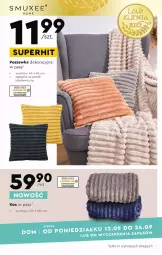 Gazetka promocyjna Biedronka - Okazje tygodnia - Gazetka - ważna od 30.09 do 30.09.2022 - strona 9 - produkty: Koc, Poszewka, Taca, Dywan, Fa