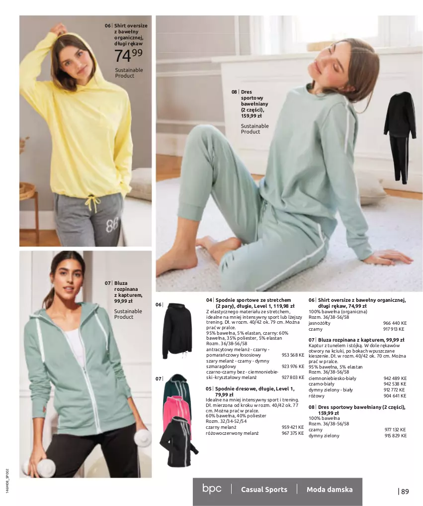 Gazetka promocyjna Bonprix - College Club - ważna 12.08.2022 do 12.02.2023 - strona 91 - produkty: Bluza, Dres, Noż, Por, Sos, Spodnie, Spodnie dresowe, Spodnie sportowe, Sport, Tunel, Wełna