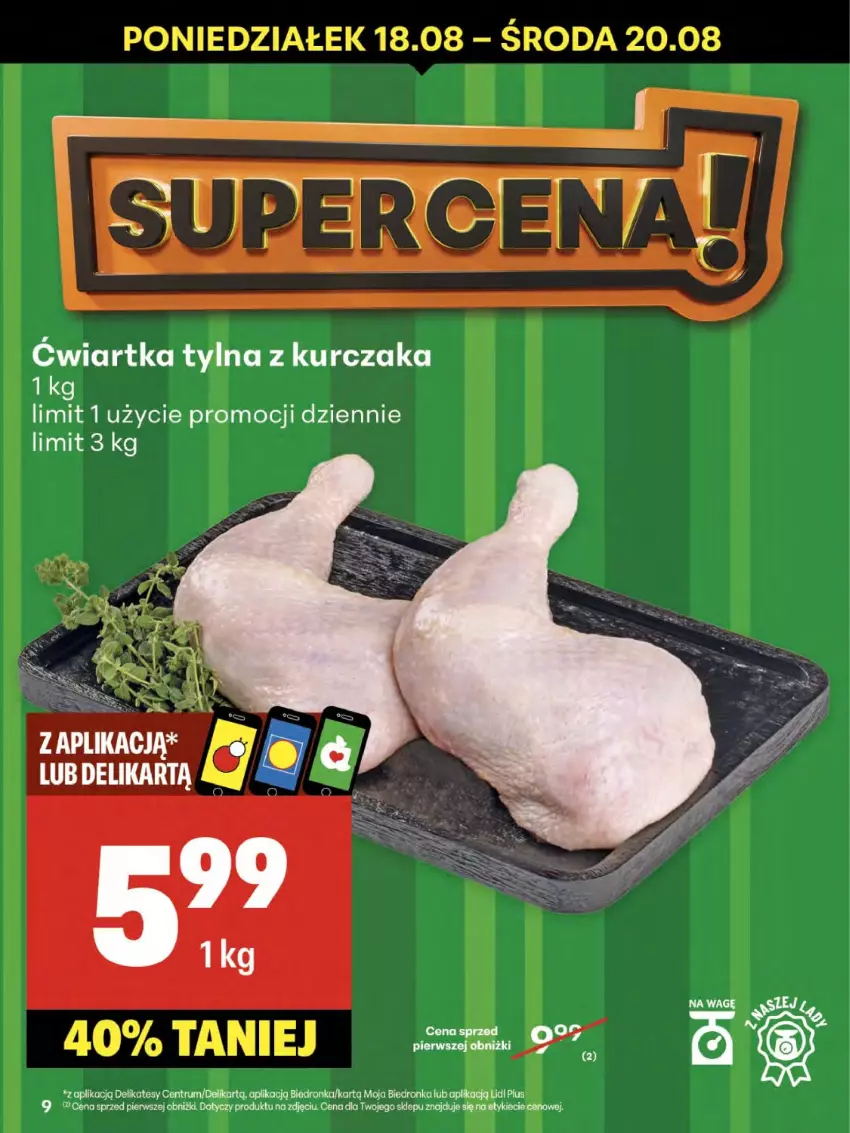 Gazetka promocyjna Delikatesy Centrum - Franczyza DC33 Czwartek - ważna 14.08 do 20.08.2025 - strona 9 - produkty: Kurczak, LG, Rum