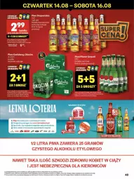 Gazetka promocyjna Delikatesy Centrum - Franczyza DC33 Czwartek - Gazetka - ważna od 20.08 do 20.08.2025 - strona 48 - produkty: Piwo, Rum, Gra