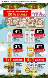 Gazetka promocyjna Netto - Artykuły spożywcze - Gazetka - ważna od 25.11 do 25.11.2023 - strona 20 - produkty: Płyn do kąpieli, HiPP, Sok, Mus, Gra, Szczoteczka do zębów, Szampon, Dzieci, Kubuś, Woda, Szczoteczka, Hipp Bio