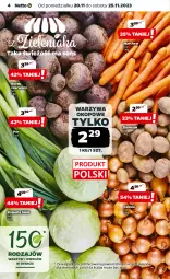 Gazetka promocyjna Netto - Artykuły spożywcze - Gazetka - ważna od 25.11 do 25.11.2023 - strona 4 - produkty: Cebula, Warzywa, Por