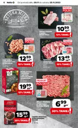 Gazetka promocyjna Netto - Artykuły spożywcze - Gazetka - ważna od 25.11 do 25.11.2023 - strona 6 - produkty: Kurczak, Mięso mielone, Karkówka wieprzowa, Mięso