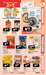 Gazetka promocyjna Netto - Od Poniedziałku - Gazetka - ważna od 21.06 do 21.06.2025 - strona 15 - produkty: Pistacje, Ketchup, Cheetos, Ser, Pur, Mus, Gin, Gra, Cukier, Chrupki, Dżem, Herbatniki, Pizza, Tymbark, Lorenz, Deser, Monster Munch, Cukierki, Kinder, Nimm2