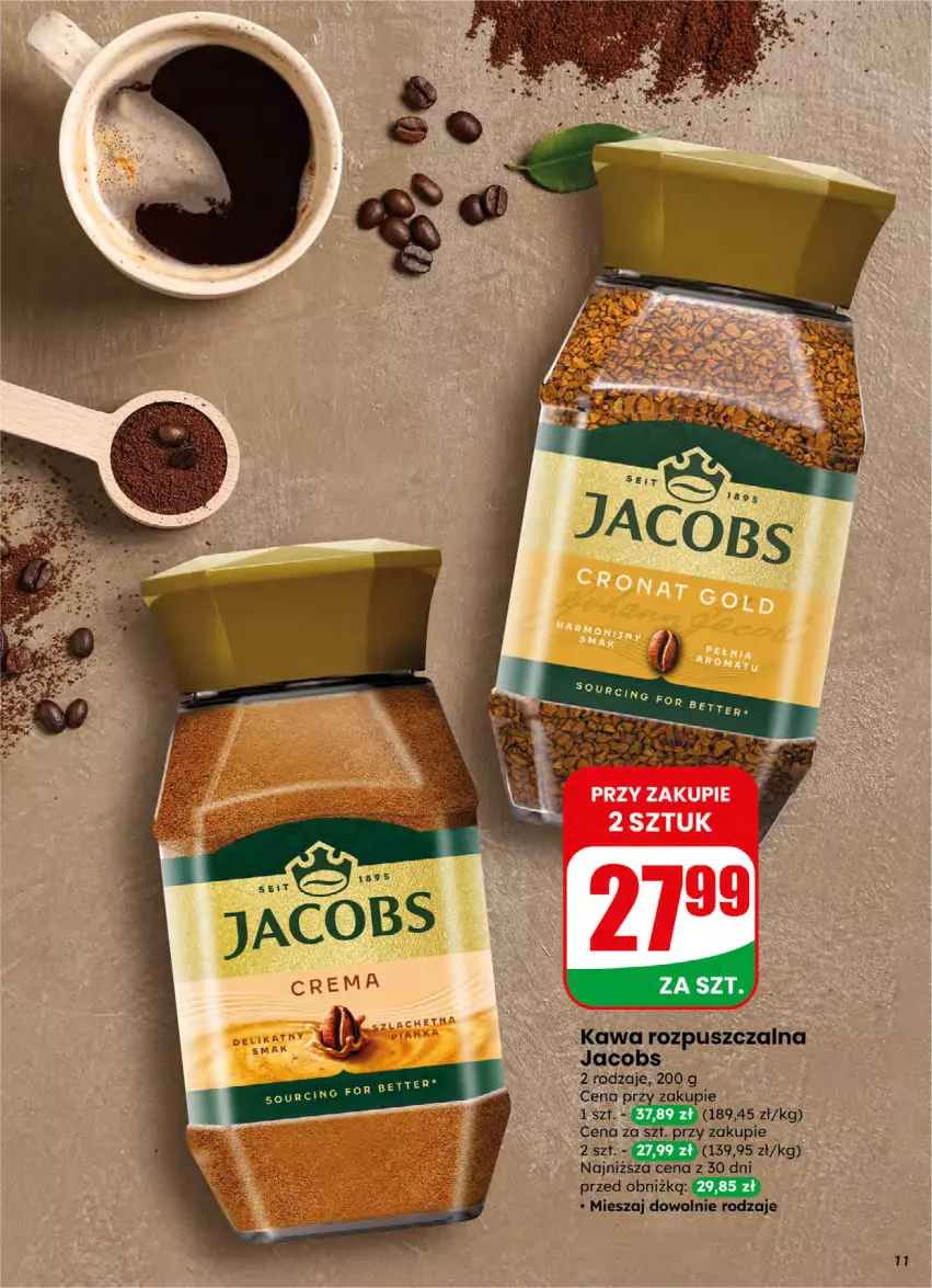Gazetka promocyjna Dino - Gazetka 16 / 2026 - ważna 15.04 do 21.04.2026 - strona 11 - produkty: Jacobs, Kawa, Kawa rozpuszczalna