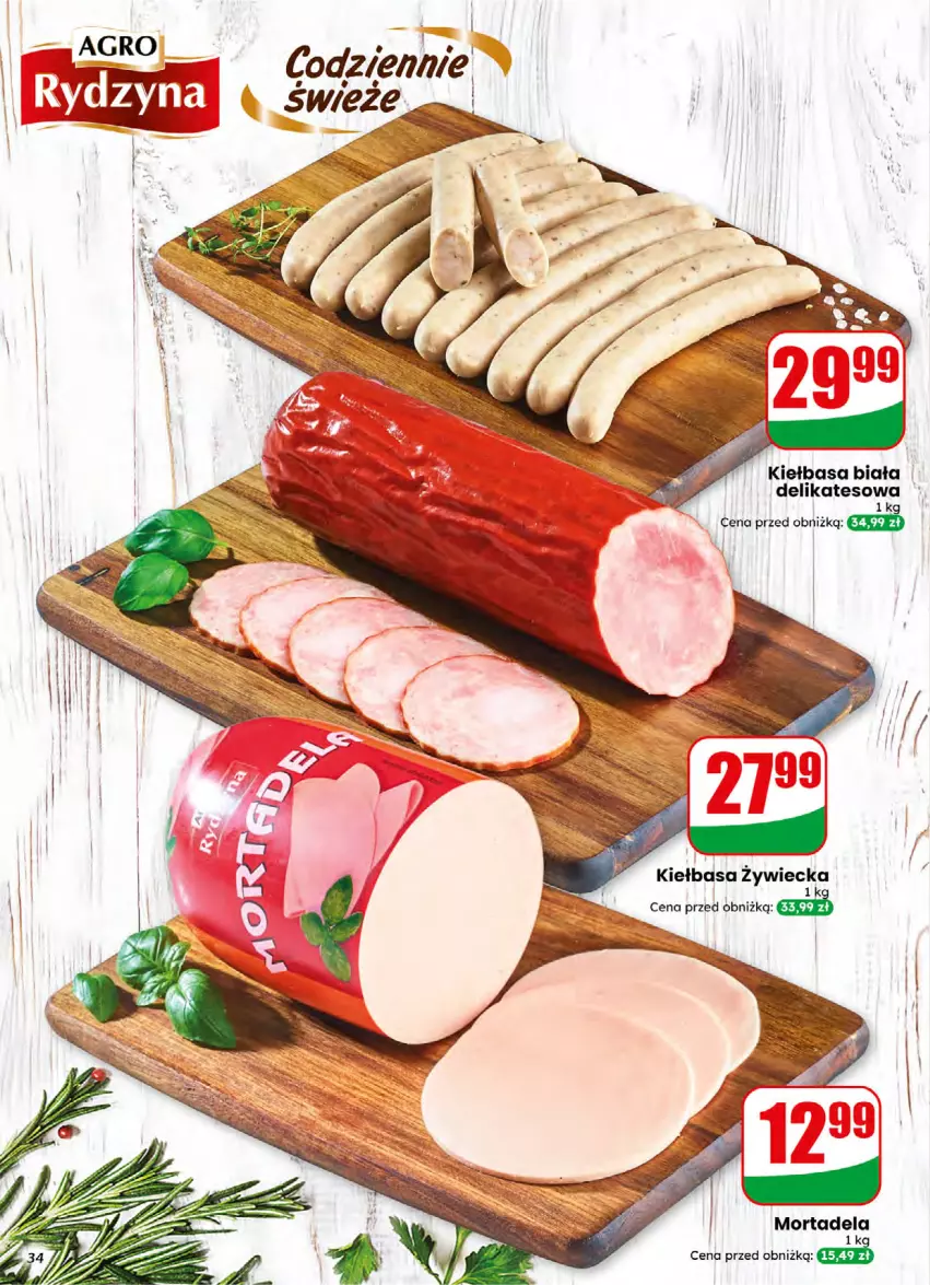 Gazetka promocyjna Dino - Gazetka 16 / 2026 - ważna 15.04 do 21.04.2026 - strona 34 - produkty: Kiełbasa, Kiełbasa biała