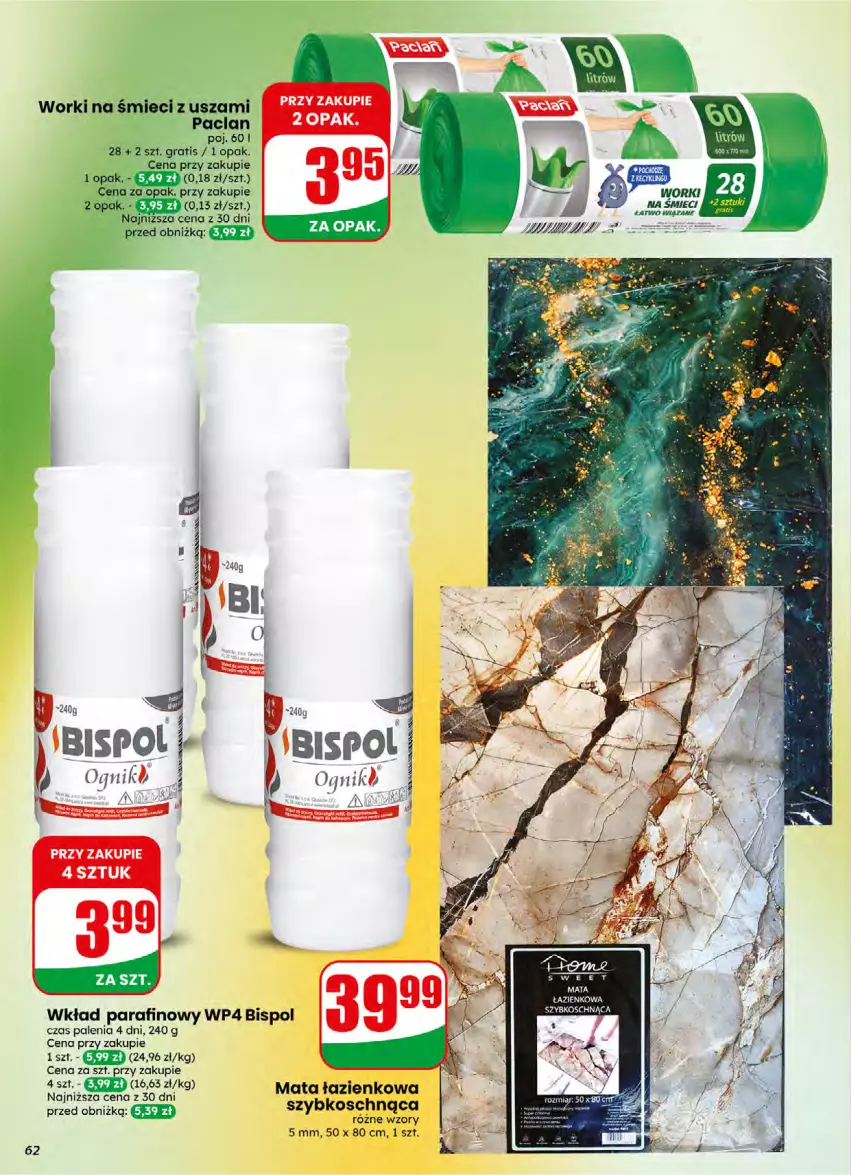 Gazetka promocyjna Dino - Gazetka 16 / 2026 - ważna 15.04 do 21.04.2026 - strona 62 - produkty: Gra, Mata łazienkowa, Worki na śmiec, Worki na śmieci