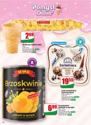Gazetka promocyjna Dino - Gazetka 16 / 2026 - Gazetka - ważna od 21.04 do 21.04.2026 - strona 30 - produkty: Wafle do lodów, Wafle, Lody, Syrop, Brzoskwinie