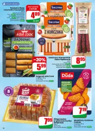 Gazetka promocyjna Dino - Gazetka 16 / 2026 - Gazetka - ważna od 21.04 do 21.04.2026 - strona 46 - produkty: Kurczak, Sajgonki, Sok, Ser, Noż, Parówki, Wieprzowina, Lion, Tarczyński, Kabanos, Gala, Szpinak
