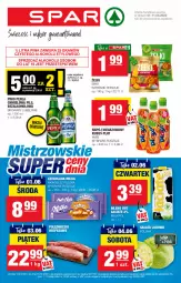 Gazetka promocyjna Spar - Spar - Gazetka - ważna od 08.06 do 08.06.2022 - strona 1 - produkty: Piwo, Sok, Perła, Czekolada, Kubuś, Napój niegazowany, Napój, Milka, Mleko