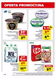 Gazetka promocyjna Carrefour - Gazetka - ważna od 02.11 do 02.11.2024 - strona 12 - produkty: Nałęczowianka, Gra, Pudding, Danio, Woda mineralna, Woda, Philadelphia