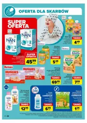 Gazetka promocyjna Carrefour - Gazetka - ważna od 02.11 do 02.11.2024 - strona 24 - produkty: Por, Mleko w proszku, Pieluchy, Huggies, Puder, Dzieci, Nivea, Mleko