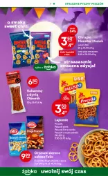 Gazetka promocyjna Żabka - Gazetka - ważna od 08.11 do 08.11.2022 - strona 17 - produkty: Piec, Lajkonik, Orzeszki, Chrupki, Felix, Kabanos, Monster Munch, Precelki, Orzeszki ziemne, Olewnik, Dynią