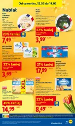 Gazetka promocyjna Lidl - GAZETKA - Gazetka - ważna od 14.03 do 14.03.2026 - strona 43 - produkty: Mozzarella, Ser, Danone, Ricotta, Kawa, Actimel, Serek, Pilos, Camembert, Gouda