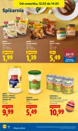Gazetka promocyjna Lidl - GAZETKA - Gazetka - ważna od 14.03 do 14.03.2026 - strona 50 - produkty: Piec, Majonez, Sos, Zupa, Bonduelle, Bulion, Lion, Sos pieczeniowy, Kukurydza