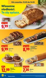 Gazetka promocyjna Lidl - GAZETKA - Gazetka - ważna od 14.03 do 14.03.2026 - strona 60 - produkty: Piernik, Makowiec, Babeczki