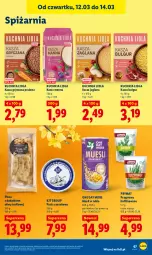 Gazetka promocyjna Lidl - GAZETKA - Gazetka - ważna od 14.03 do 14.03.2026 - strona 69 - produkty: Kasza jaglana, Prymat, Mus, Gry, Kuchnia, Bulgur, LANA, Przyprawy, Kasza, Kasza gryczana, LG