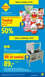 Gazetka promocyjna Lidl - GAZETKA - Gazetka - ważna od 14.03 do 14.03.2026 - strona 7 - produkty: Kuchnia, Drewniana kuchnia, Kinder