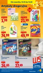 Gazetka promocyjna Lidl - GAZETKA - Gazetka - ważna od 14.03 do 14.03.2026 - strona 73 - produkty: Ser, Papier, Proszek do prania, Serwetki, Papier toaletowy, Vizir, Zmywarki, Flora, Ariel