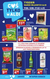 Gazetka promocyjna Aldi - Pełny katalog - Gazetka - ważna od 04.03 do 04.03.2023 - strona 10 - produkty: Piwa, Piwo, Piec, Por, Gra, Zupa, Chrupki, Szynka, Kiełbasa głogowska, Kiełbasa