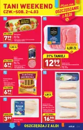 Gazetka promocyjna Aldi - Pełny katalog - Gazetka - ważna od 04.03 do 04.03.2023 - strona 17 - produkty: Polędwica, Krakus, Parówki, Mięsne specjały, Golden Seafood, Schab wieprzowy, Mintaj, Flaki, Kiełbasa, Flaki wołowe