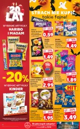 Gazetka promocyjna Kaufland - Gazetka - ważna od 27.10 do 27.10.2021 - strona 10 - produkty: Piec, Cheetos, Mus, Cukier, Tropical, Chupa Chups, Chrupki, Tera, Herbatniki, Guma do żucia, Monster Munch, Cukierki, Waga, Halls, Haribo, Kinder, Nimm2, Fa