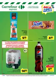 Gazetka promocyjna Carrefour - Gazetka Express - Gazetka - ważna od 20.03 do 20.03.2023 - strona 2 - produkty: Piwa, Ciastka, Gra, 7up, Namysłów, Jeżyki, Mirinda, Kosz, Pepsi, Napój gazowany, Kabanos, Napój, Olewnik