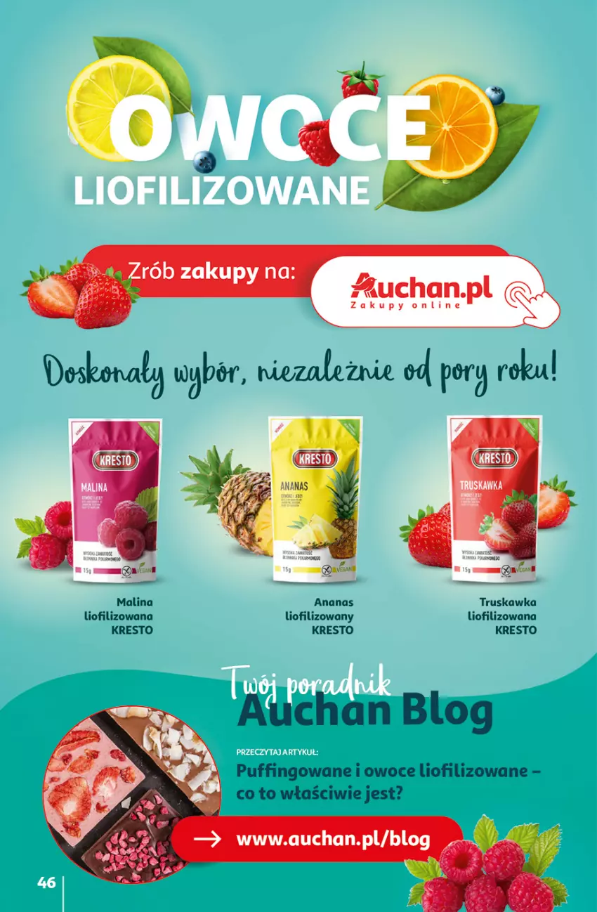 Gazetka promocyjna Auchan - Gazetka Przygotuj ogród na wiosnę! Hipermarket Auchan - ważna 04.04 do 10.04.2024 - strona 46 - produkty: Ananas, Por