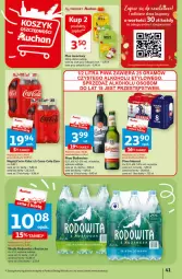 Gazetka promocyjna Auchan - Gazetka Przygotuj ogród na wiosnę! Hipermarket Auchan - Gazetka - ważna od 10.04 do 10.04.2024 - strona 41 - produkty: Piwo, Ser, Coca-Cola, Woda, Harnaś, Napój