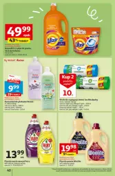 Gazetka promocyjna Auchan - Gazetka Przygotuj ogród na wiosnę! Hipermarket Auchan - Gazetka - ważna od 10.04 do 10.04.2024 - strona 42 - produkty: Płyn do prania, Jan Niezbędny, Do mycia naczyń, Płyn do mycia naczyń, Vizir, Woolite, Fairy, Płyn do mycia, Fa