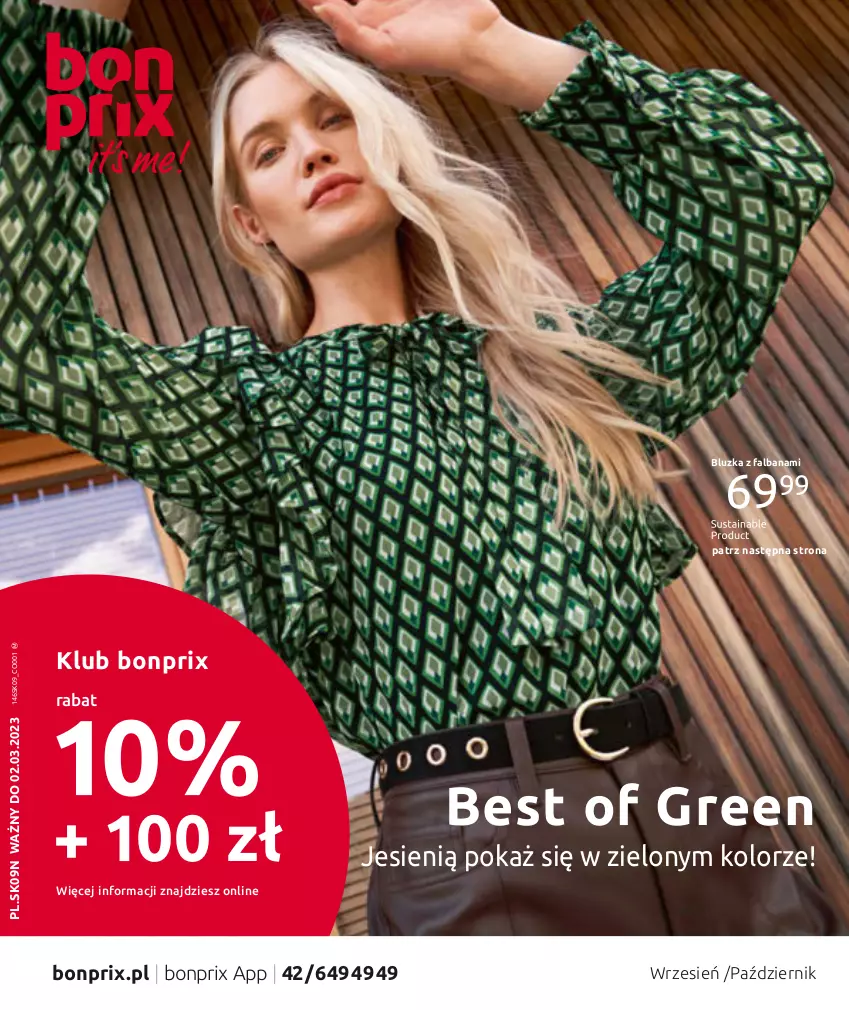 Gazetka promocyjna Bonprix - Best of green - ważna 02.09.2022 do 02.03.2023 - strona 1