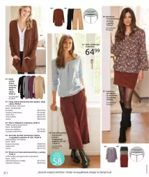 Gazetka promocyjna Bonprix - Best of green - Gazetka - ważna od 02.03 do 02.03.2023 - strona 34 - produkty: Spódnica, Sweter, Spodnie sztruksowe, Wełna, Spodnie, Cappuccino, Fa