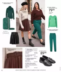 Gazetka promocyjna Bonprix - Best of green - Gazetka - ważna od 02.03 do 02.03.2023 - strona 8 - produkty: Spódnica, Torebka, Sweter, Ser, Buty, Serek, Spodnie, Półbuty