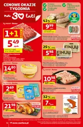 Gazetka promocyjna Auchan - 30 Lat Supermarket - Gazetka - ważna od 04.02 do 04.02.2026 - strona 4 - produkty: Kurczak, Mięso mielone, Sos, Sałat, Kotlet, Kiełbasa biała, Finuu, Grill, Kiełbasa, Mięso