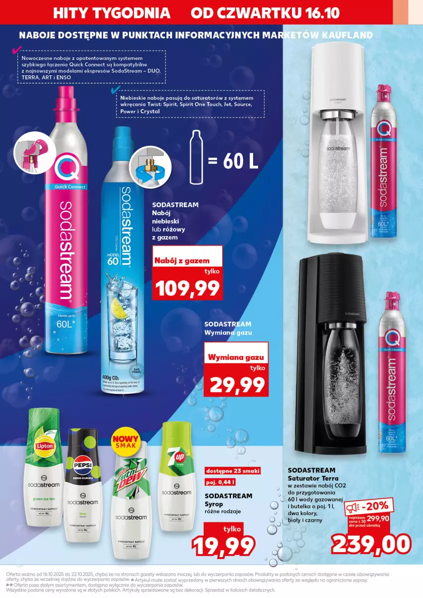Gazetka promocyjna Kaufland - Kaufland - ważna 16.10 do 22.10.2025 - strona 7 - produkty: Ice tea, Syrop, Taca