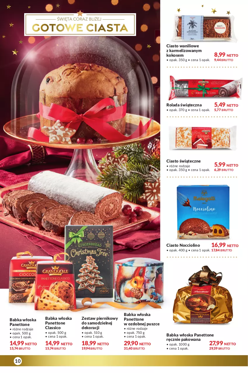 Gazetka promocyjna Makro - [Oferta specjalna] Delikatesy - ważna 14.12 do 26.12.2021 - strona 10 - produkty: Babka, Kokos, Piernik, Rolada