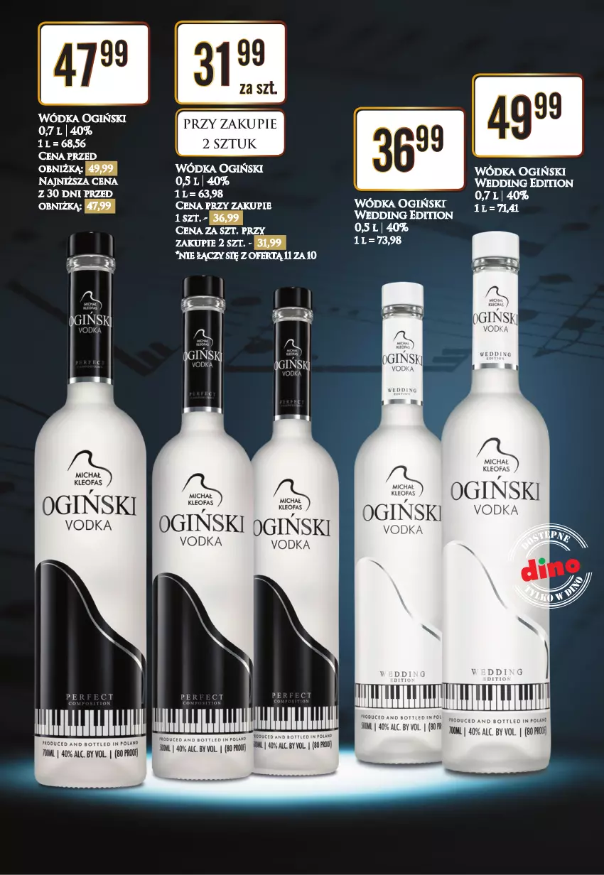 Gazetka promocyjna Dino - Katalog alkoholowy 19-24.02 - ważna 19.02 do 24.02.2024 - strona 3 - produkty: Ogiński, Wódka