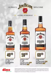 Gazetka promocyjna Dino - Katalog alkoholowy 19-24.02 - Gazetka - ważna od 24.02 do 24.02.2024 - strona 16 - produkty: Whiskey, Jim Beam