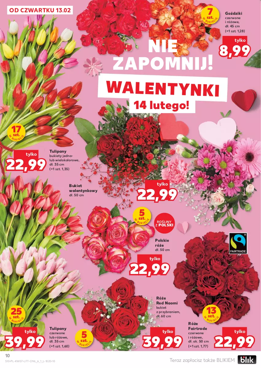 Gazetka promocyjna Kaufland - Gazetka tygodnia - ważna 13.02 do 19.02.2025 - strona 10 - produkty: Bukiet, Fa, Tera, Tulipan