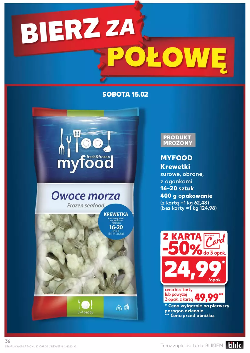 Gazetka promocyjna Kaufland - Gazetka tygodnia - ważna 13.02 do 19.02.2025 - strona 36 - produkty: Krewetki, Tera