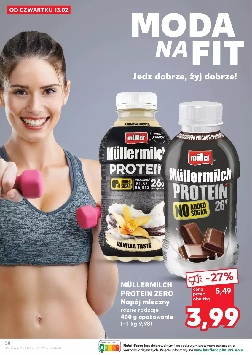 Gazetka promocyjna Kaufland - Gazetka tygodnia - ważna 13.02 do 19.02.2025 - strona 50 - produkty: Moda, Müller, Müllermilch, Napój, Napój mleczny