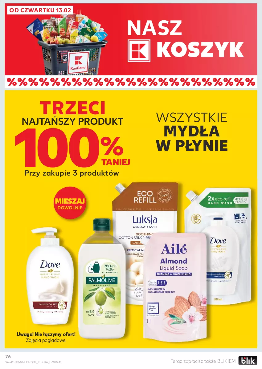 Gazetka promocyjna Kaufland - Gazetka tygodnia - ważna 13.02 do 19.02.2025 - strona 76 - produkty: Kosz, Luksja, Tera, Waga